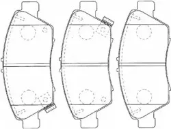 Комплект тормозных колодок, дисковый тормоз AISIN купить